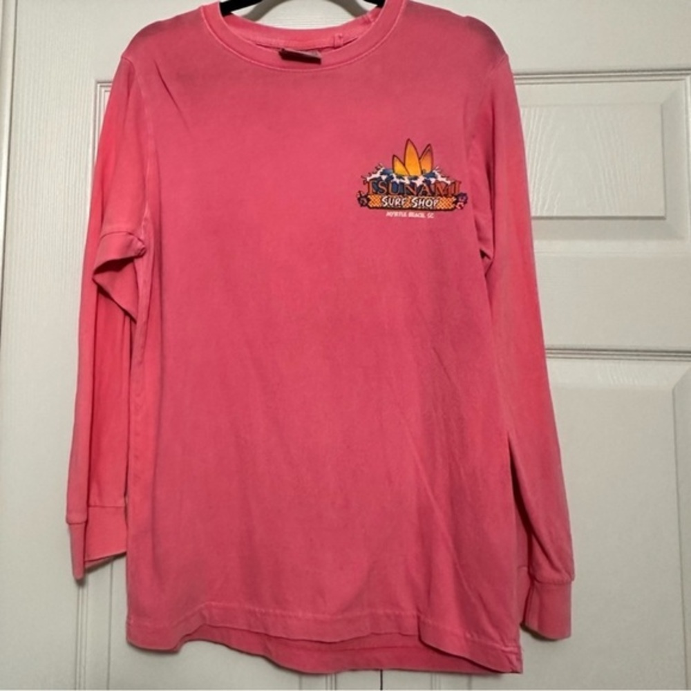 Tsunami‎ Surf Shop Long Sleeve T-Shirt from Myrtle Beach, SC Size Smalll GUC - Picture 3 of 6